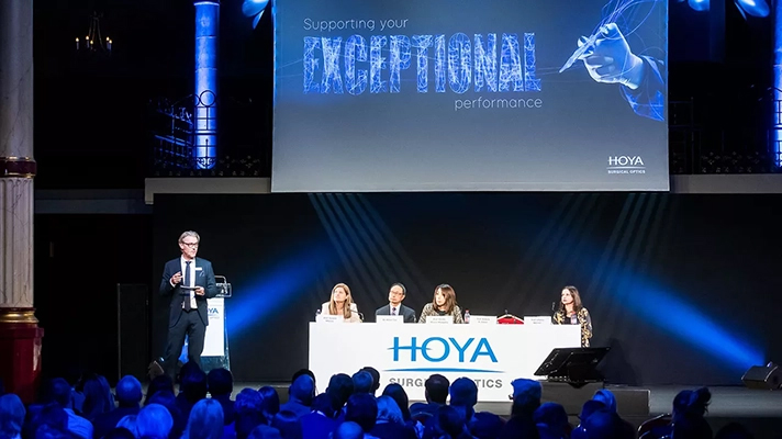 Hoya surgical optics live at the ESCRS Paris 2019 Launching the NANEX™MULTISERT+™